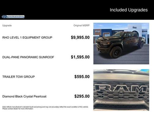 Diamond Black 2026 RAM 1500 RHO