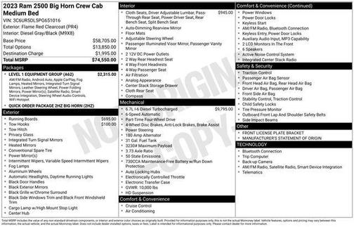 2023 RAM 2500 Big Horn