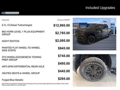 Blue Metallic 2026 RAM 2500 Big Horn