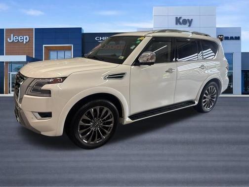 Aspen White 2023 Nissan Armada Platinum