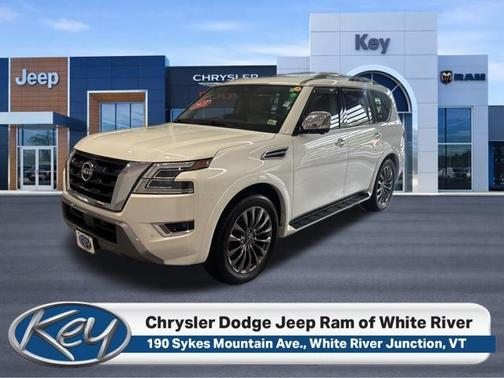 Aspen White 2023 Nissan Armada Platinum