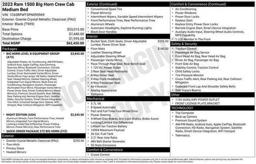 2023 RAM 1500 Big Horn