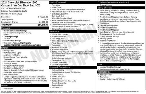 2024 Chevrolet Silverado 1500 Custom