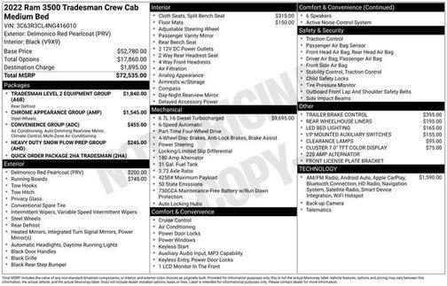 2022 RAM 3500 Tradesman