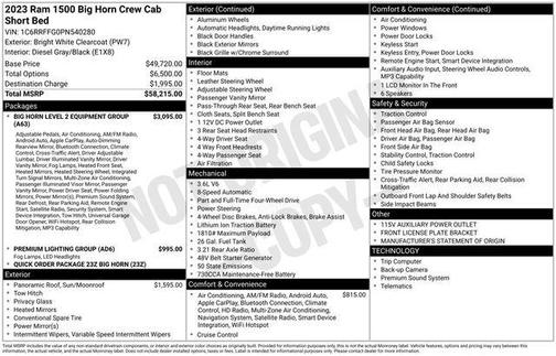 2023 RAM 1500 Big Horn