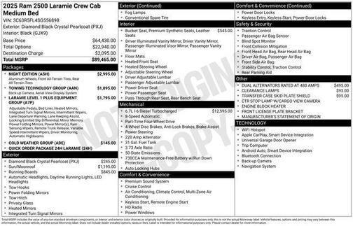 2025 RAM 2500 Laramie