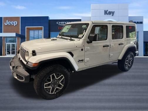 Bright White Clearcoat 2025 Jeep Wrangler Sahara