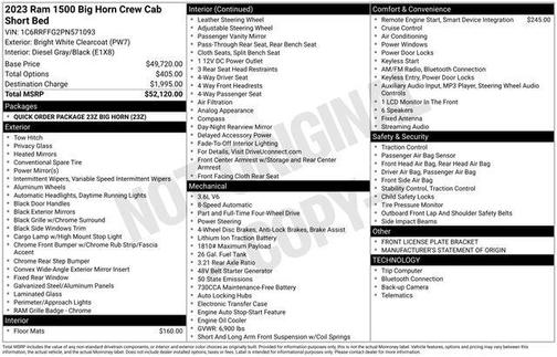 2023 RAM 1500 Big Horn