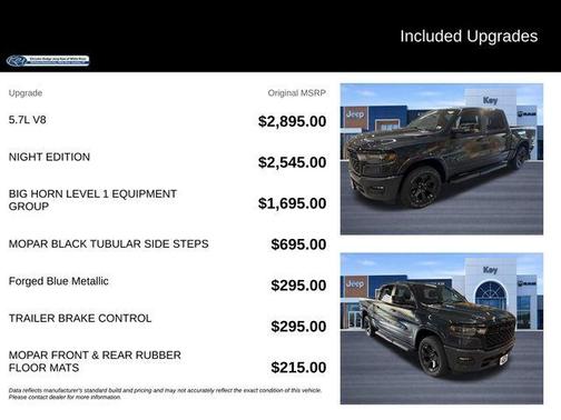 Blue Metallic 2027 RAM 1500 Big Horn/Lone Star
