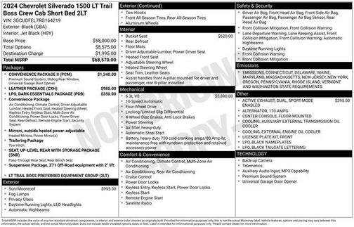 2024 Chevrolet Silverado 1500 LT Trail Boss