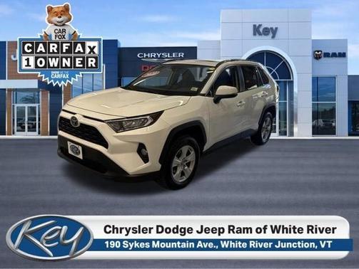 Super White 2021 Toyota RAV4 XLE