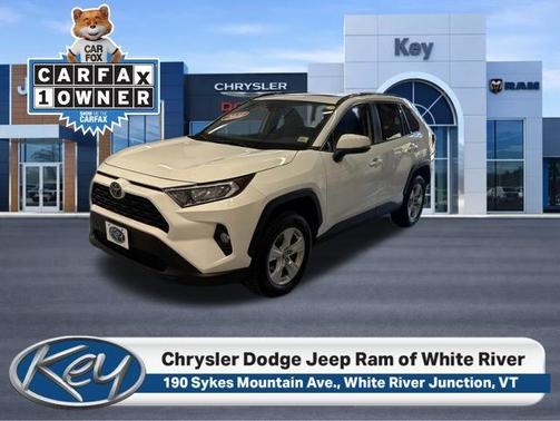 Super White 2021 Toyota RAV4 XLE