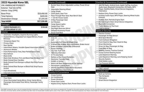 2023 Hyundai KONA SEL