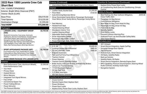 Bright White Clearcoat 2023 RAM 1500 Laramie