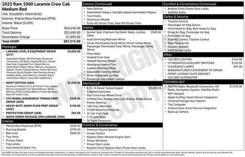 2022 RAM 2500 Laramie
