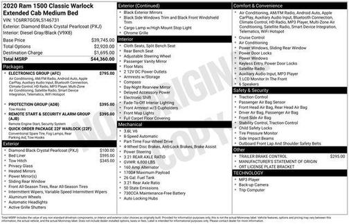 2020 RAM 1500 Classic SLT