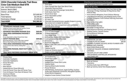 2024 Chevrolet Colorado Trail Boss
