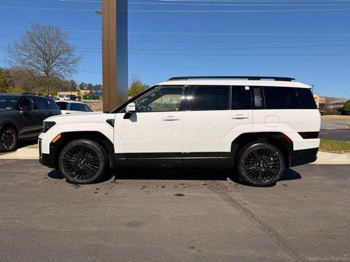 Serenity White 2026 Hyundai SANTA FE HEV Calligraphy