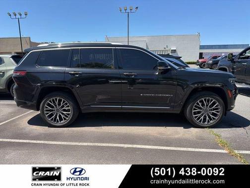 Diamond Black Crystal Pearlcoat 2021 Jeep Grand Cherokee L Summit Reserve