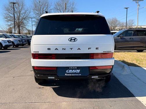 Serenity White 2026 Hyundai SANTA FE HEV Calligraphy
