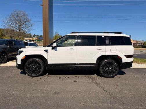 Serenity White 2026 Hyundai SANTA FE HEV Calligraphy