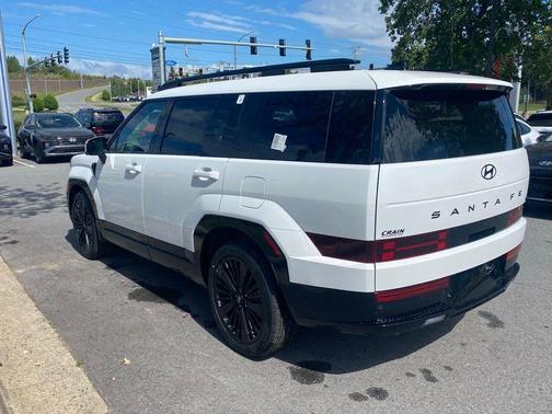 Serenity White 2026 Hyundai SANTA FE HEV Calligraphy