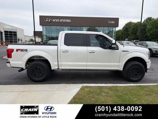 White Platinum 2018 Ford F-150 Platinum