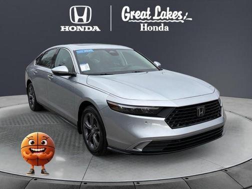 Solar Silver Metallic 2025 Honda Accord Hybrid EX-L