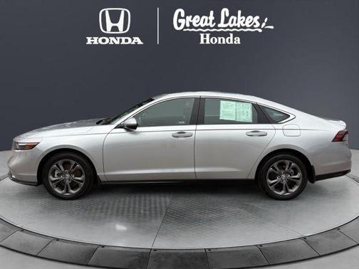 Solar Silver Metallic 2025 Honda Accord Hybrid EX-L