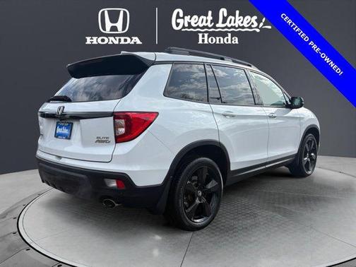 Platinum White Pearl 2021 Honda Passport AWD Elite