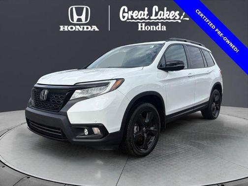 Platinum White Pearl 2021 Honda Passport AWD Elite