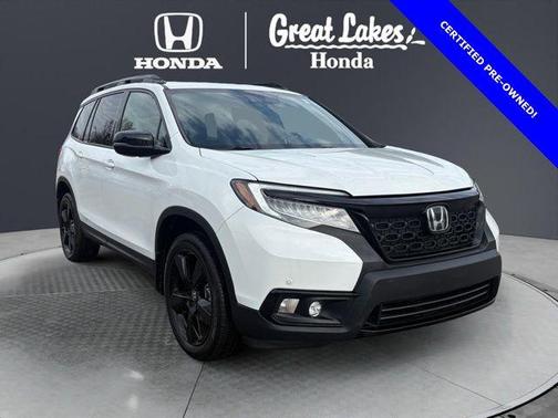 Platinum White Pearl 2021 Honda Passport AWD Elite