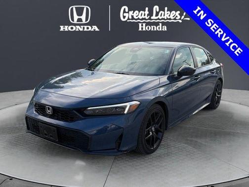 Blue Lagoon Pearl 2025 Honda Civic Sport
