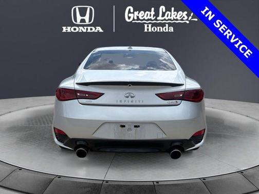 Liquid Platinum 2018 INFINITI Q60 3.0t Red Sport 400