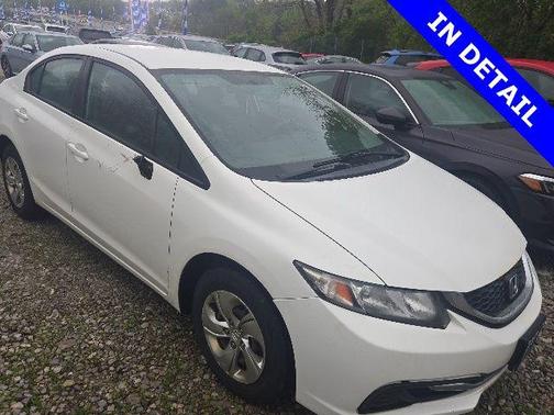 Taffeta White 2015 Honda Civic LX