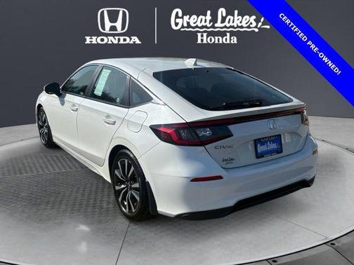 Platinum White Pearl 2023 Honda Civic EX-L
