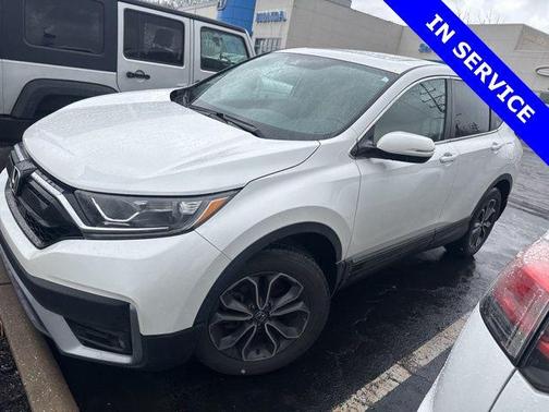 Platinum White Pearl 2021 Honda CR-V AWD EX