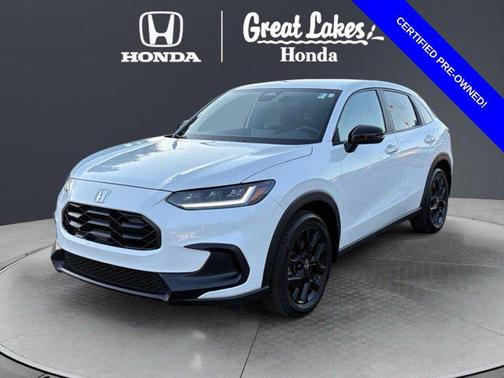 Platinum White Pearl 2024 Honda HR-V Sport