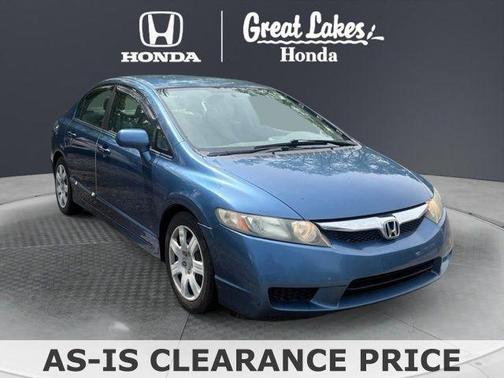 Light Blue 2009 Honda Civic LX