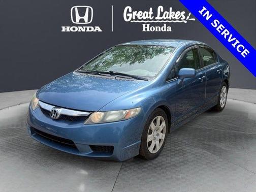 Light Blue 2009 Honda Civic LX