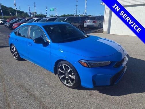Boost Blue Pearl 2025 Honda Civic Hybrid Sport Touring