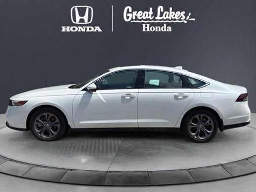 Platinum White Pearl 2024 Honda Accord Hybrid EX-L