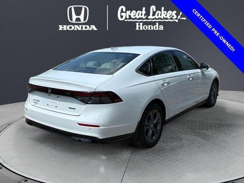 Platinum White Pearl 2024 Honda Accord Hybrid EX-L