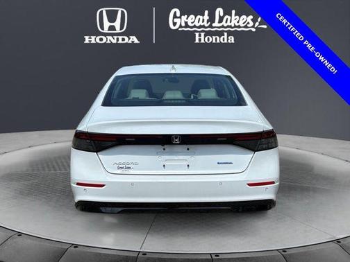 Platinum White Pearl 2024 Honda Accord Hybrid EX-L