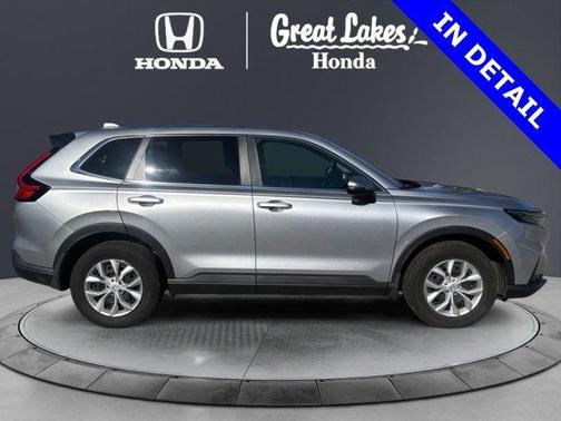 Solar Silver Metallic 2025 Honda CR-V LX AWD