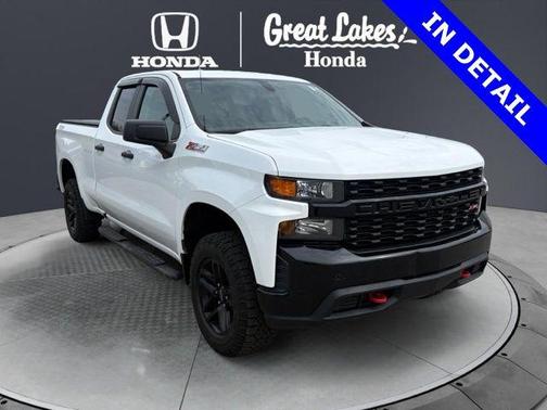 Summit White 2019 Chevrolet Silverado 1500 Custom Trail Boss