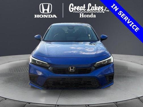 Aegean Blue Metallic 2023 Honda Civic LX