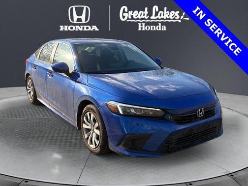 Aegean Blue Metallic 2023 Honda Civic LX