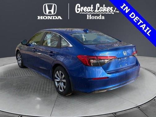 Aegean Blue Metallic 2023 Honda Civic LX
