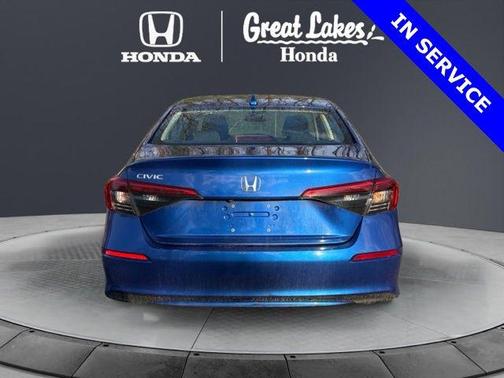 Aegean Blue Metallic 2023 Honda Civic LX